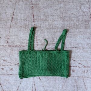 Princess Polly Vibrant Green Cropped Knit